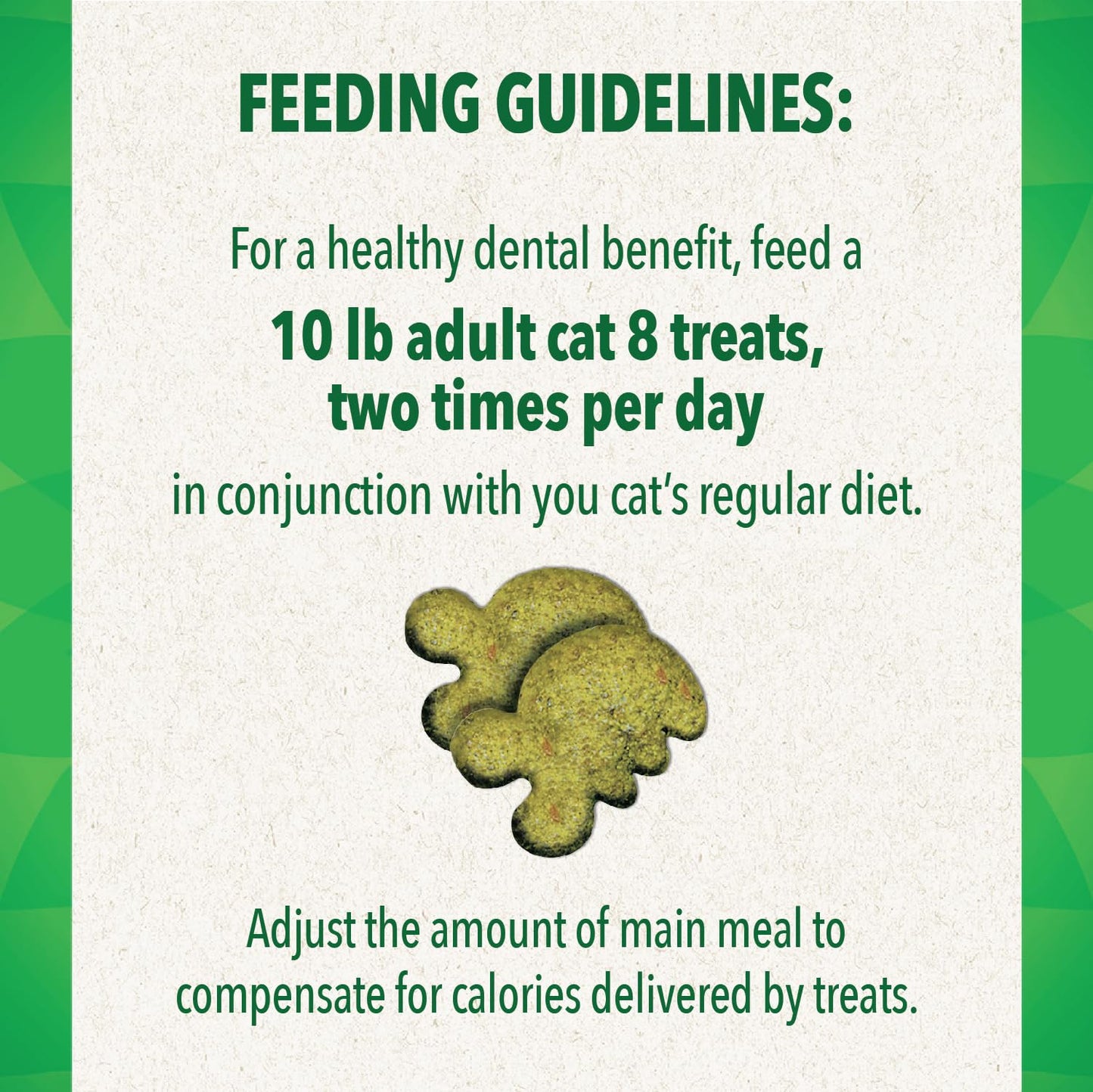 Greenies Feline Adult Dental Cat Treats, Savory Salmon Flavor, 9.75 oz. Tub
