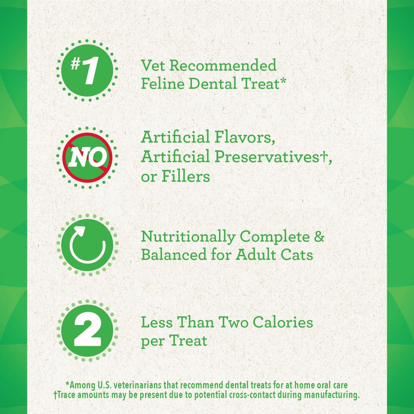 Greenies Feline Adult Dental Cat Treats, Savory Salmon Flavor, 9.75 oz. Tub
