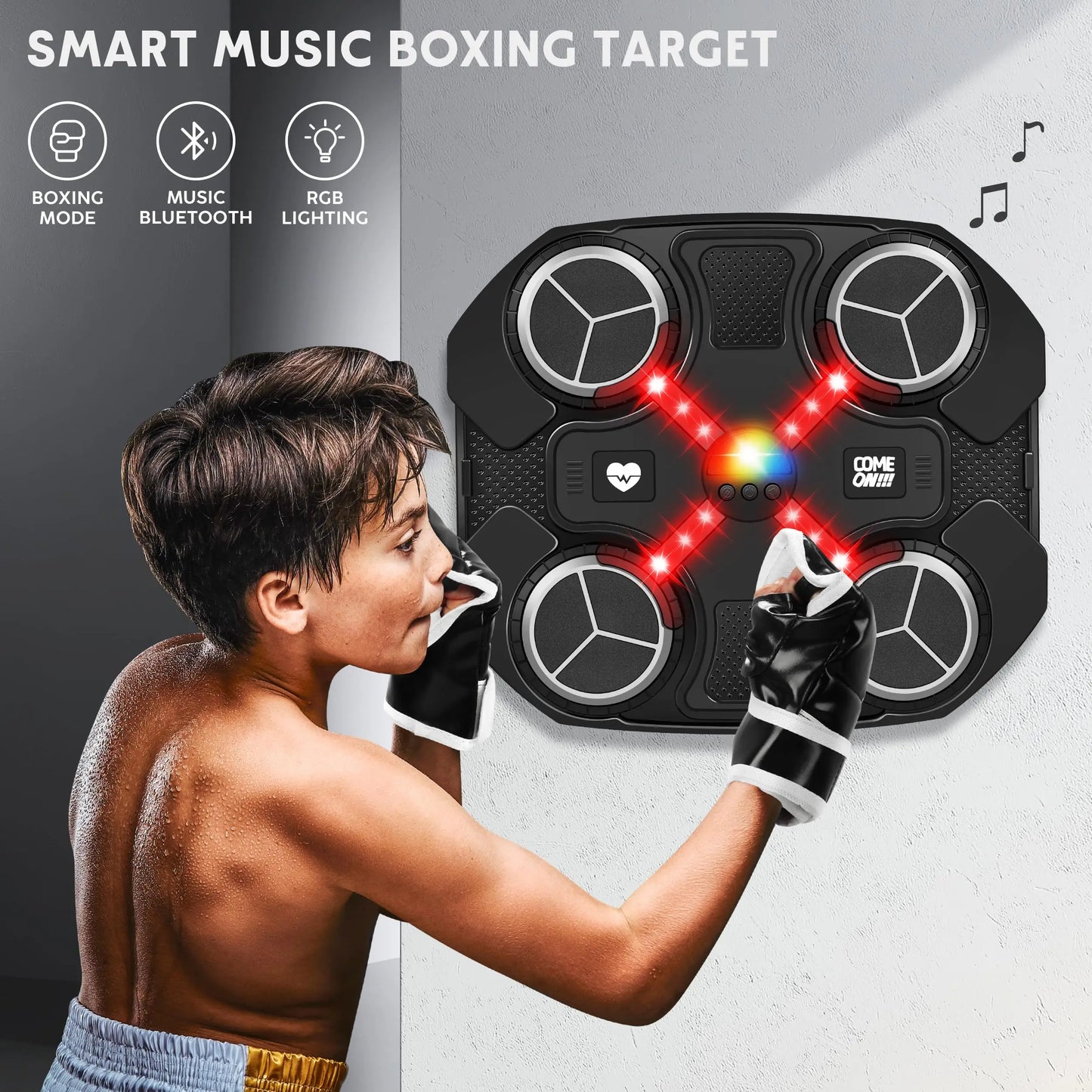 Kids Music Boxing Machine - Bluetooth Punching Target Toy