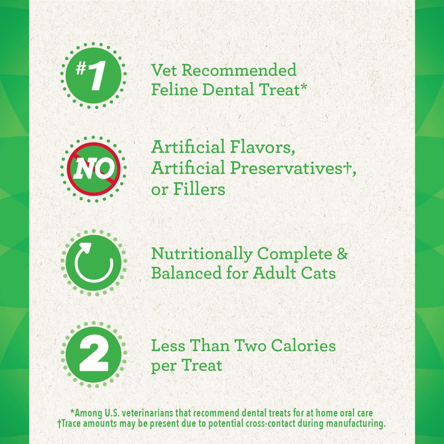 Greenies Feline Adult Dental Cat Treats, Savory Salmon Flavor, 9.75 oz. Tub